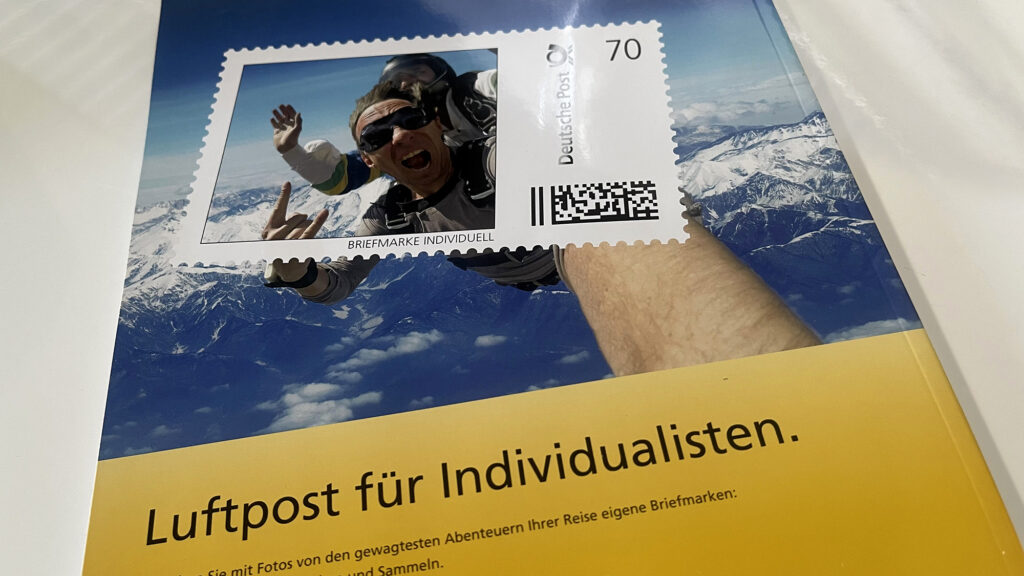 Referenz, Deutsche Post Anzeige Briefmarke Individuell für das GEO-Magazin